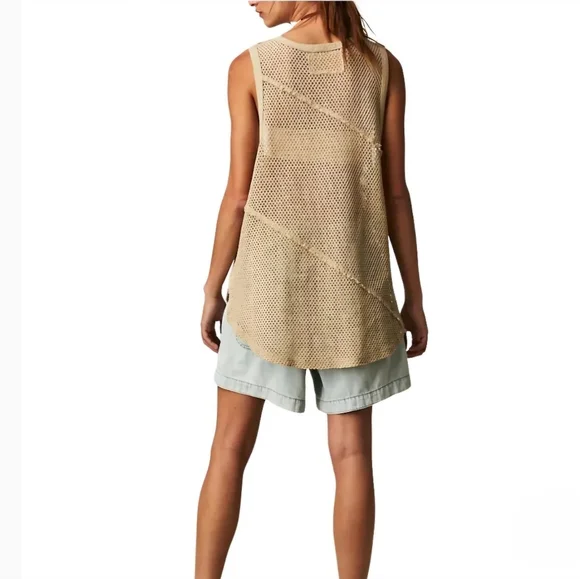 NWT FP We The Free Shore Side Muscle Top ~ Dunes ~ Smalp - Picture 3 of 4